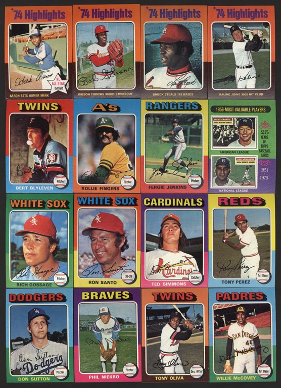 - 1975 Topps Baseball Card Hoard (13,385)