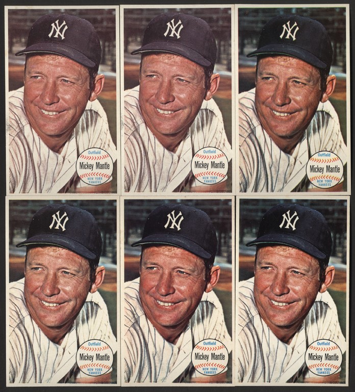 - 1964 Topps "Giants" Mickey Mantle Baseball Card Collection (891)