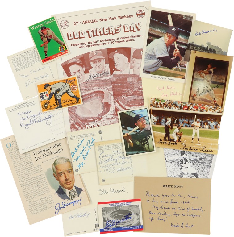 Baseball Autographs - Baseball Hall of Famers and Stars Autograph Collection (115)