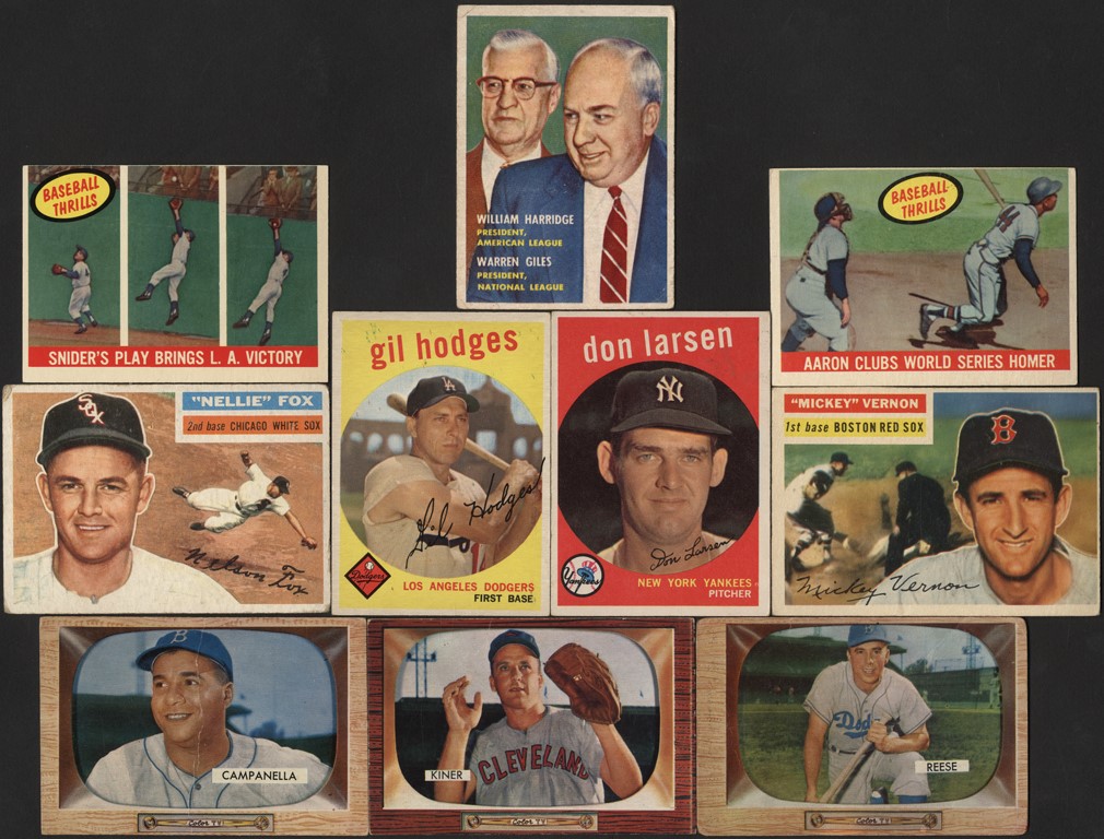 - Huge Collection of 1951-59 Topps & Bowman Baseball Cards (898)