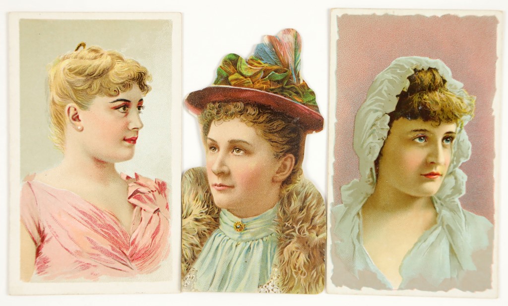- Collection of 19th Century ‘Beautiful Women‚ Tobacco Card Sets