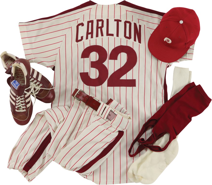 - 1979 Steve Carlton Complete Game Worn Uniform (Probable Photo-Match)