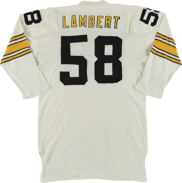 - 1977 Jack Lambert Pittsburgh Steelers Game Worn Jersey (Photo-Matched)