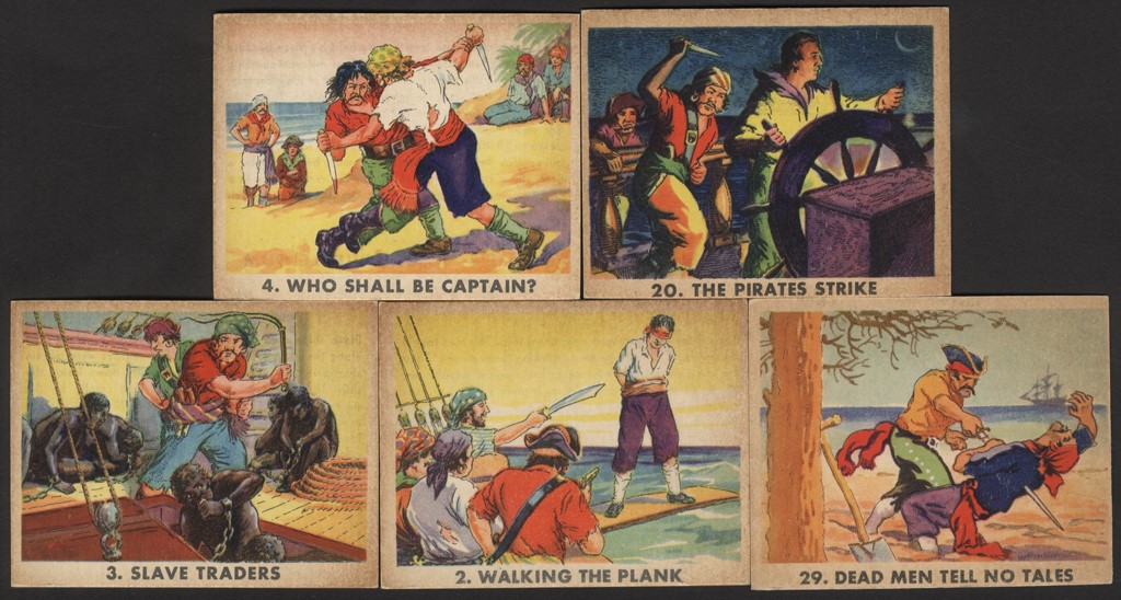 Non-Sports Cards - 1936 Pirate‘s Picture Bubble Gum Near-Set (69)