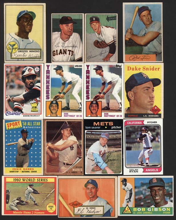 - 1952-1984 Baseball Star Cards, Rookies, and More (100)