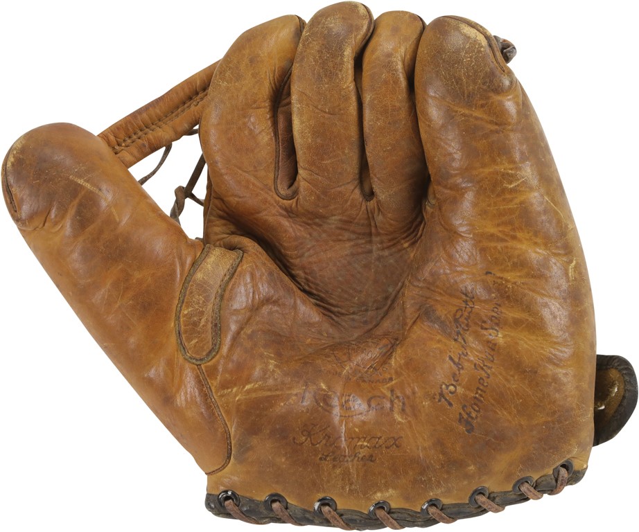Ruth and Gehrig - Rare Canadian 1920s or ‚30s Reach Home Run Babe Ruth Glove