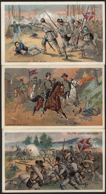 Non-Sports Cards - 1887 N99 Duke / Gail & Ax‚s "Battle Scenes" Complete Set (25)