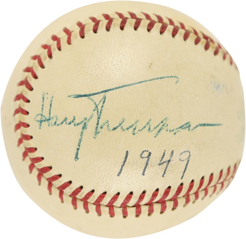 Baseball Autographs - 1949 Harry Truman "Opening Day" Single Signed Baseball (PSA)