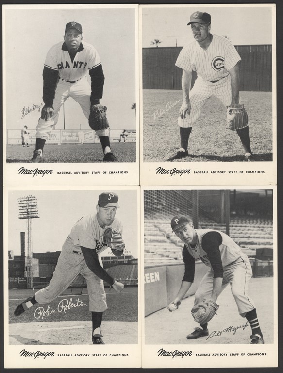 1960 MacGregor Advisory Staff Baseball Card Collection (14)