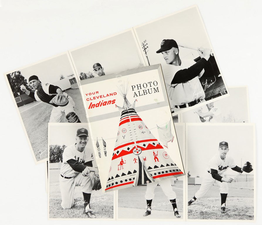 - 1957 Sohio Cleveland Indians Set with Album