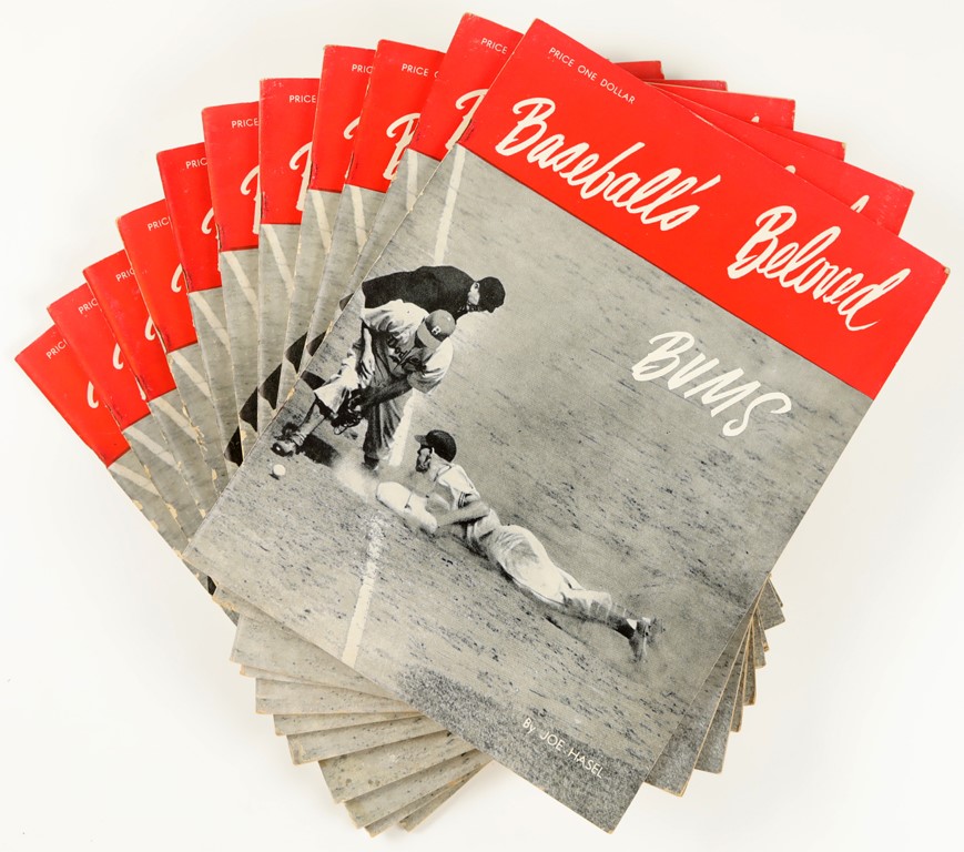 - 1947 Brooklyn Dodgers Yearbook w/Jackie Robinson Debut Insert (11)
