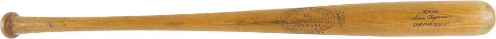 - 1941 Sam Chapman Philadelphia Athletics Game Used Bat (MEARS A8)