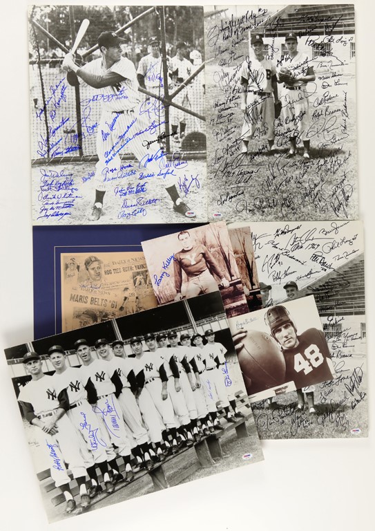 Baseball Autographs - Yogi Berra Golf Classic In-Person Signed Photos & More (8)