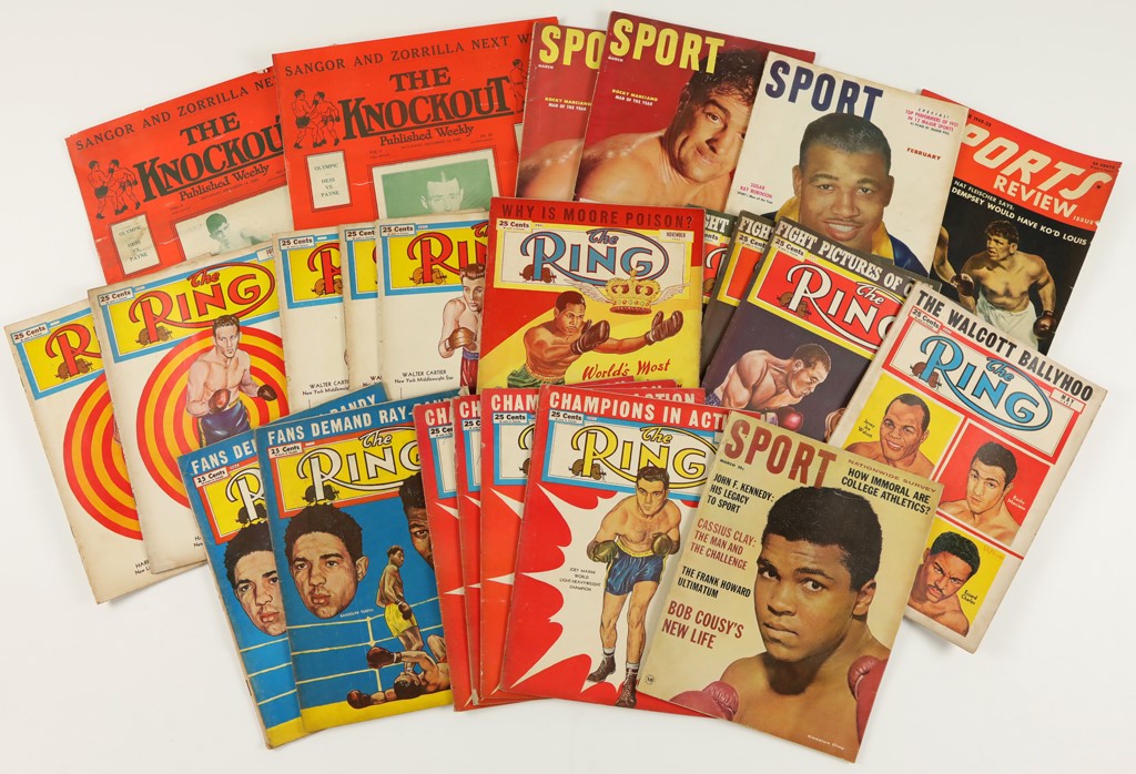 - 1950‚s-1970‚s Sports Magazine Collection (500)
