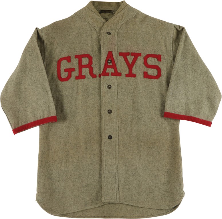 - Early Homestead Grays Game Worn Jersey