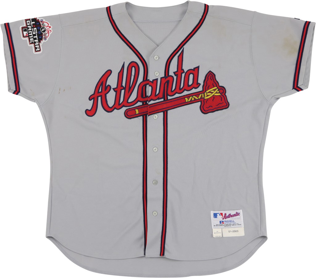 Baseball Equipment - 2003 Gary Sheffield Photo-Matched Atlanta Braves All-Star Game Worn Jersey (Sports Investors LOA)