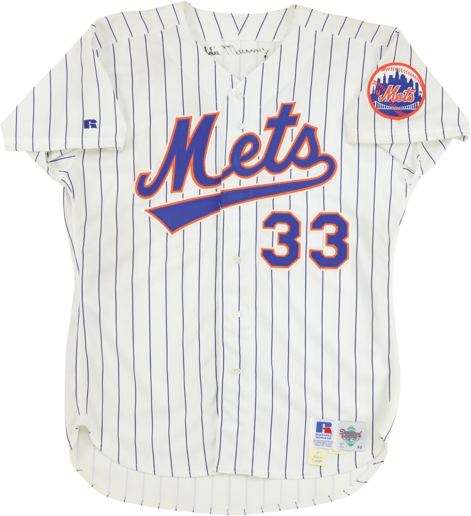 Baseball Equipment - Circa 1993 Eddie Murray New York Mets Signed Game Worn Jersey