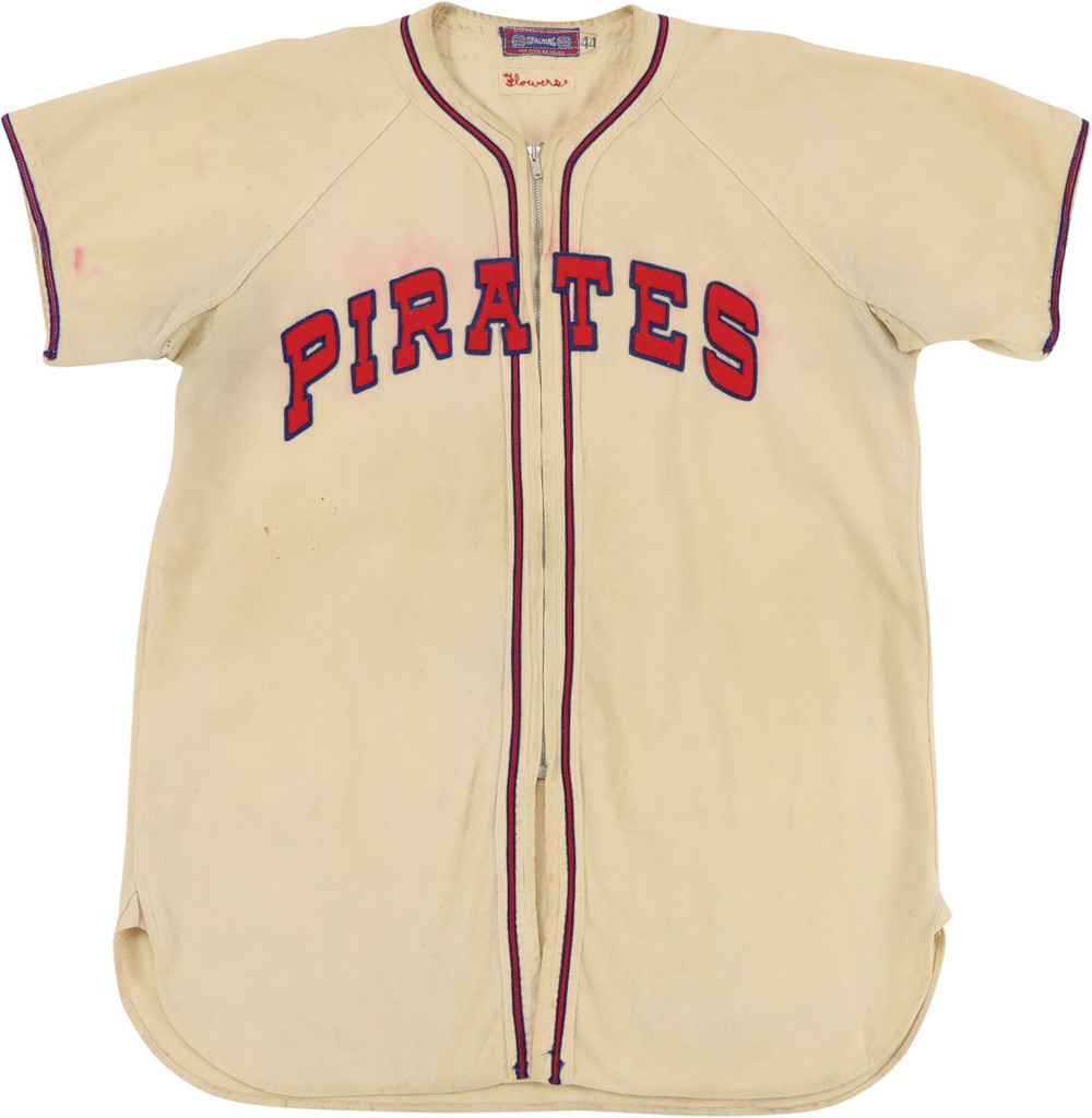 Baseball Equipment - Mid-1940s Jake Flowers Pittsburgh Pirates Game Worn Jersey