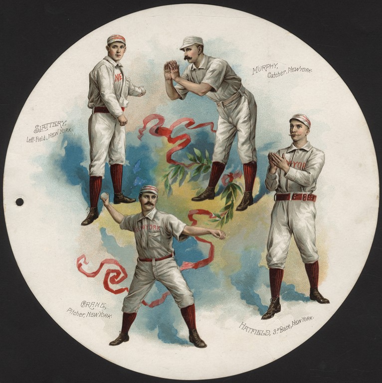 - 1889 Goodwin Round Album New York Baseball Club Page