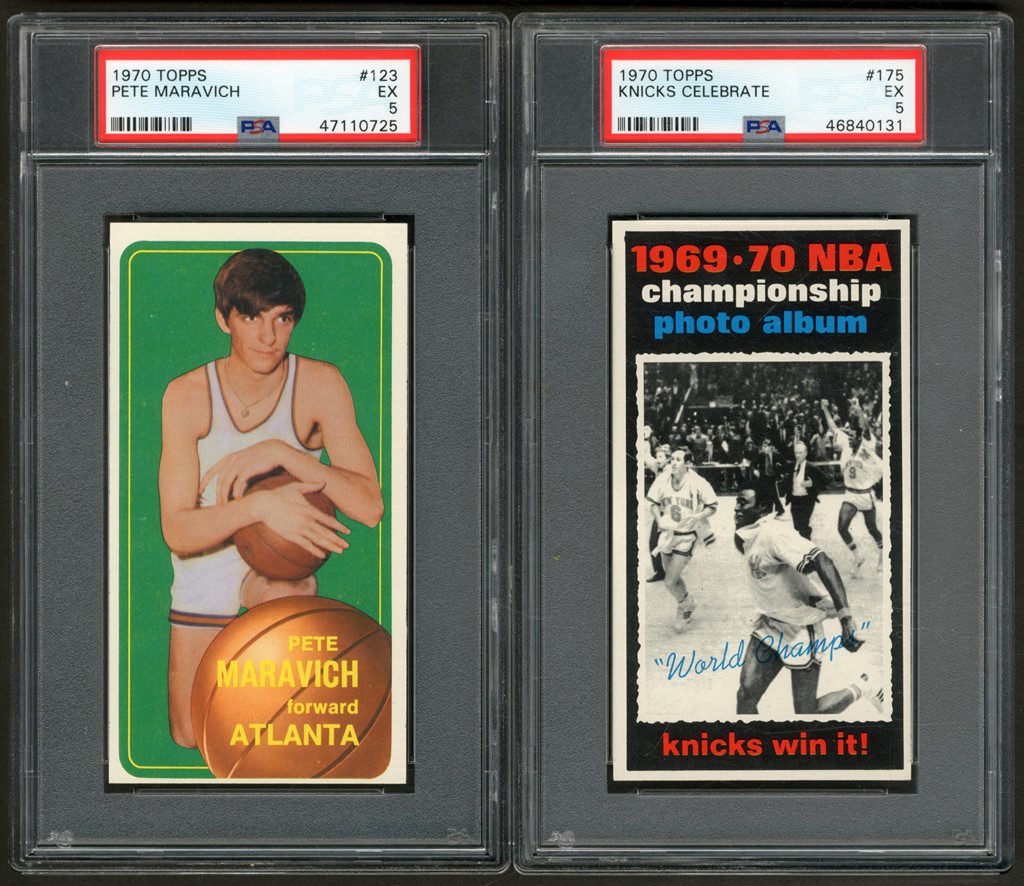 - High Grade 1970-71 Topps Basketball Set (175) with 29 Signed