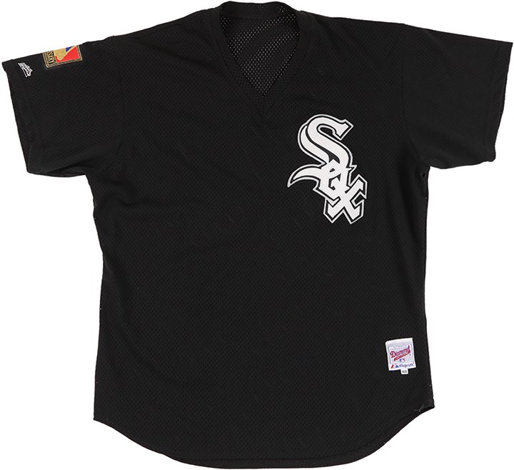 Baseball Equipment - 1994 Michael Jordan Chicago White Sox Game Worn Warmup Jersey - Gifted by Chicken "Willie" Thompson (LOA)