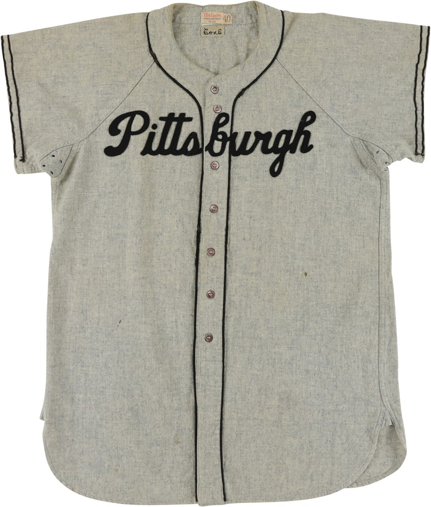 1947 Billy Cox Pittsburgh Pirates Game Worn Jersey - One Year Style!