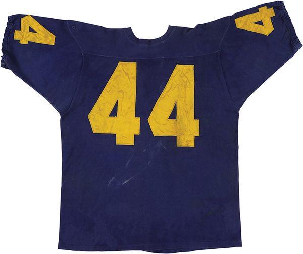 Syracuse Legend Ernie Davis Last Football Jersey