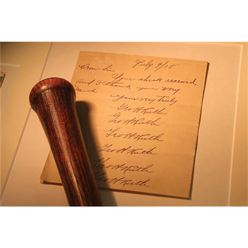 1918 Babe Ruth Handwritten & Signed Letter