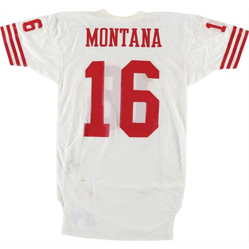 Joe Montana's Historic Game-Worn Jersey
