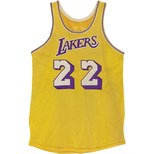 1968 Elgin Baylor Los Angeles Lakers Jersey