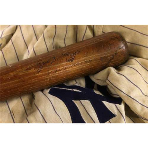 1949 Joe DiMaggio Signed Game-Used Bat 