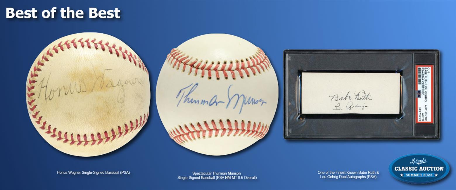 Lelands Sports Memorabilia And Sports Card Auctions, Appraisals And ...