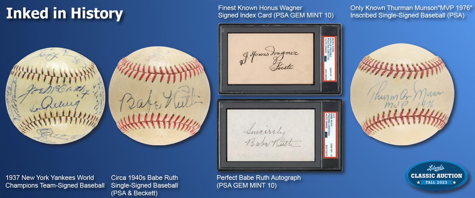 Huge Single-Owner Collection of Team-Signed Championship Baseballs at  Auction