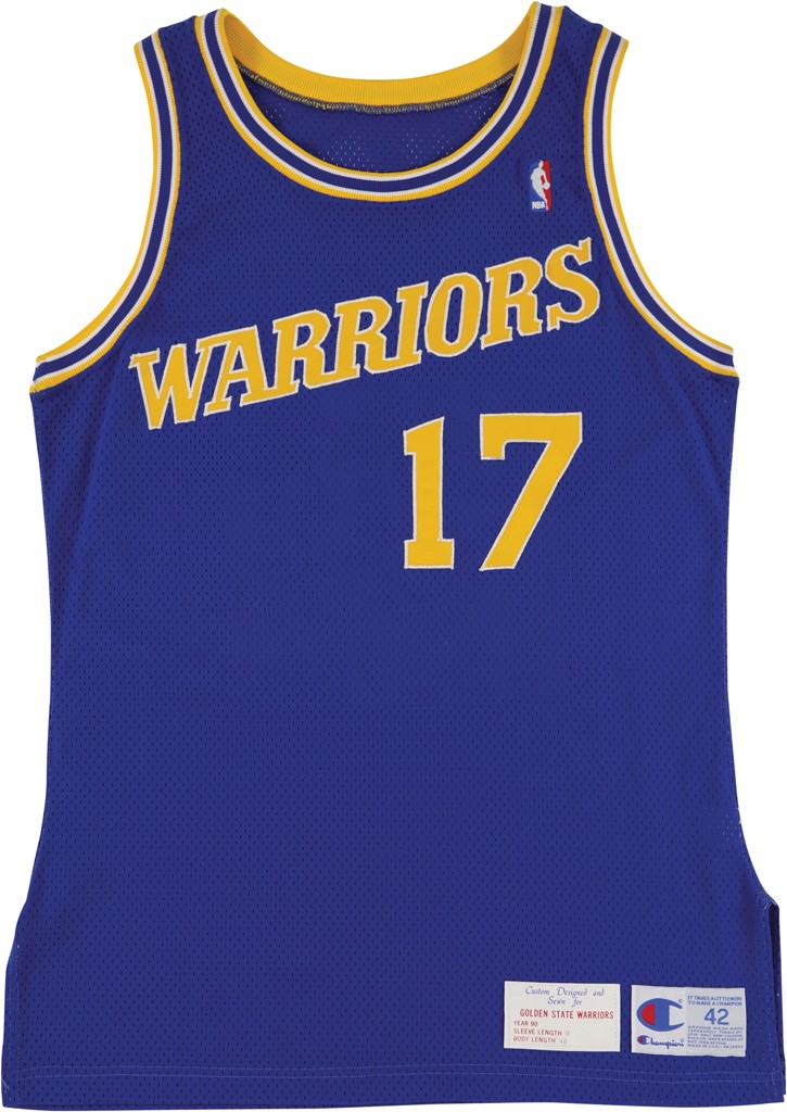 - 1990-91 Chris Mullin Golden State Warriors Game Worn Jersey