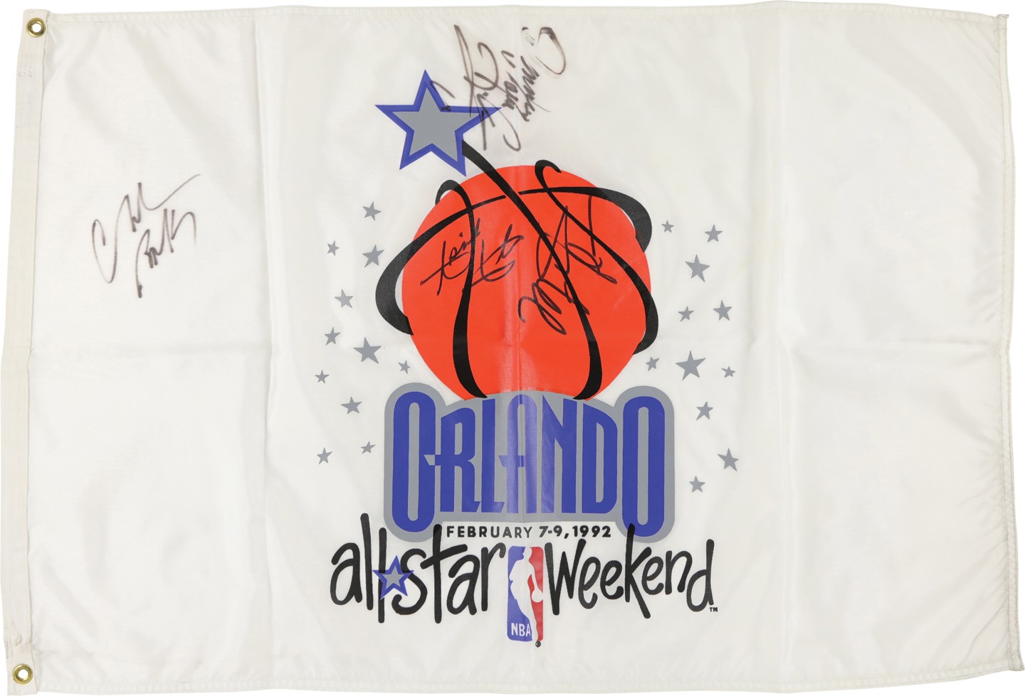 - 1992 NBA All-Star Weekend Signed Banner with Michael Jordan
