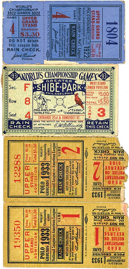 - 1922-1943 World Series Ticket Collection (43)