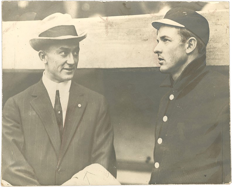 The Brown Brothers Collection - Christy Mathewson & Ty Cobb Photograph