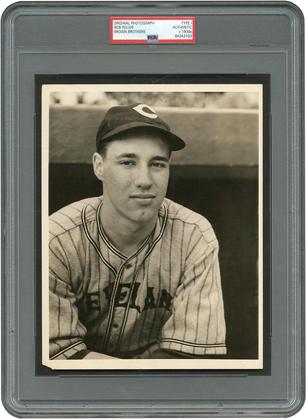 The Brown Brothers Collection - Bob Feller Portrait (PSA Type I)