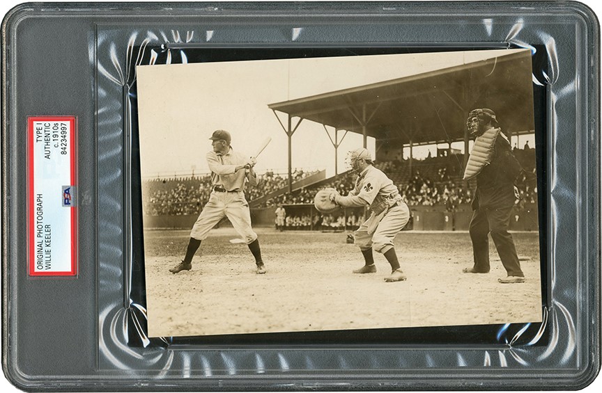 The Brown Brothers Collection - Wee Willie Keeler At-Bat Photograph (PSA Type I))