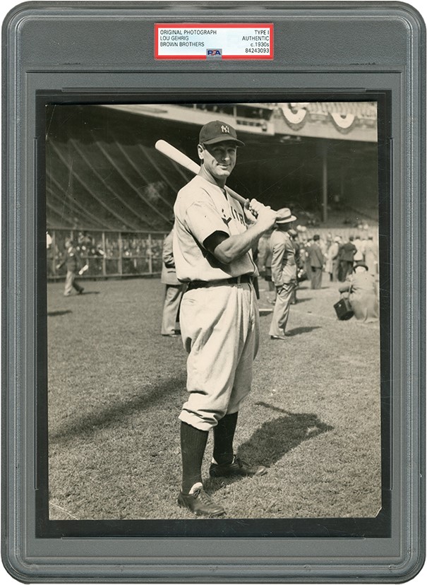 - Lou Gehrig at the World Series Photograph (PSA Type I)