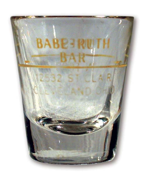 - 1940’s “Babe Ruth Bar” Shot Glass