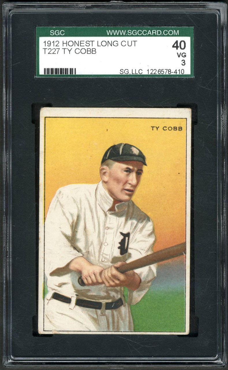 1912 T227 Series of Champions Ty Cobb SGC VG 3