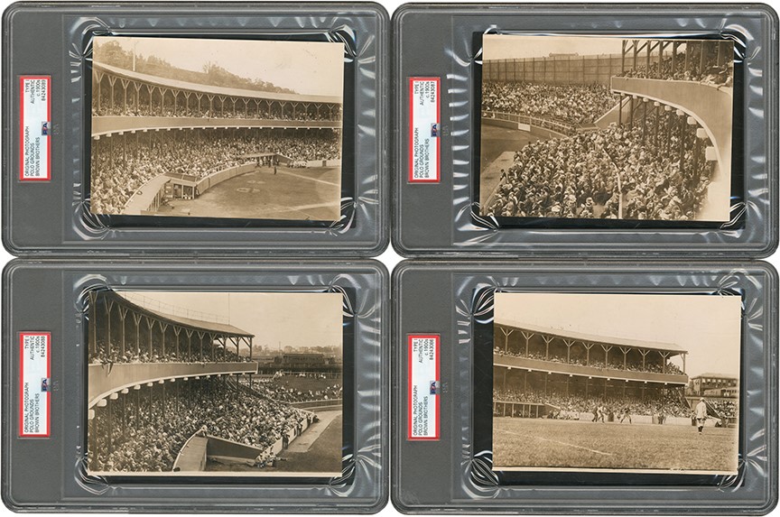 The Brown Brothers Collection - Early Brush Stadium (Polo Grounds) Photographs (4) (PSA Type I)