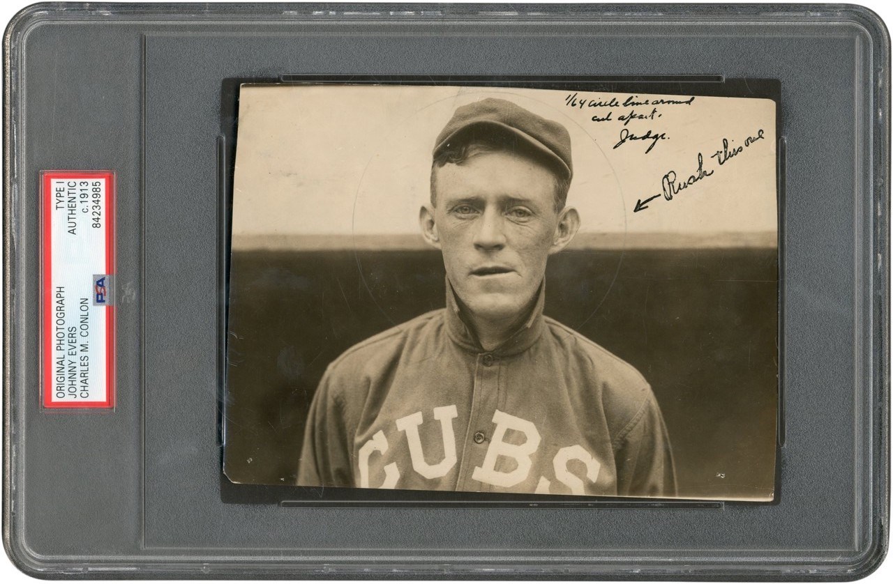 The Brown Brothers Collection - Johnny Evers Posed Portrait (PSA Type I)