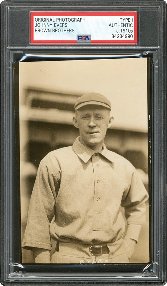 The Brown Brothers Collection - Johnny Evers Photo (PSA Type I)