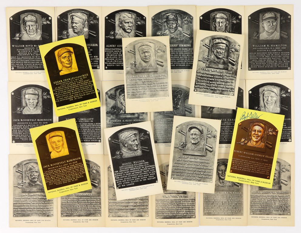 Baseball and Trading Cards - Albertype & Artvue HOF Postcards (86)