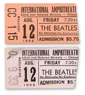 August 12, 1966 Tickets