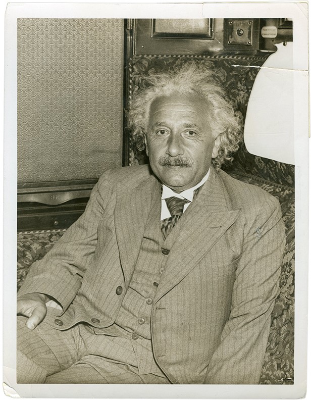 The Brown Brothers Collection - Professor Albert Einstein Photograph (PSA Type I)