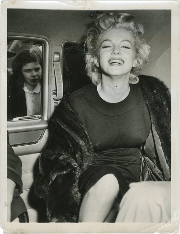 The Brown Brothers Collection - Marilyn Monroe Arrives in New York Photograph (PSA Type I)