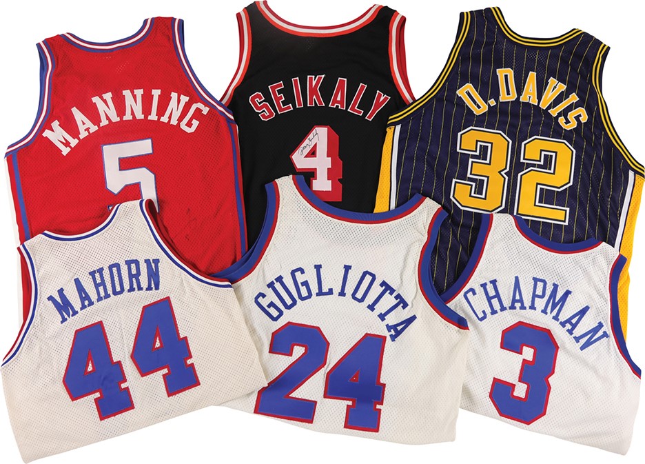 - 1980s-90s NBA Stars Game Worn & Signed Jersey Collection (6)